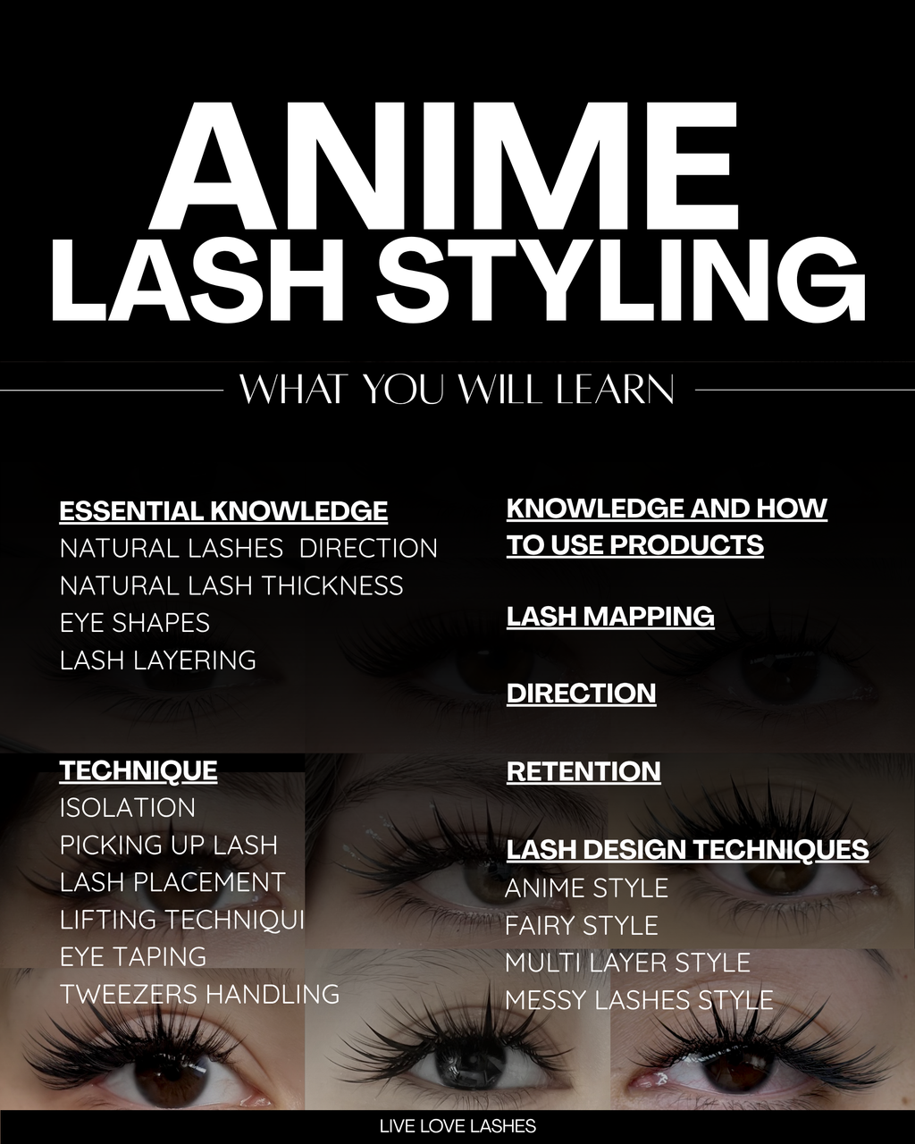 ANIME LASH STYLING COURSE